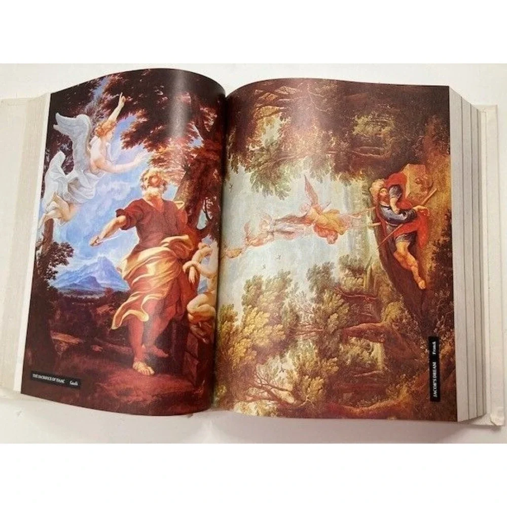 Vintage Holy Bible King James‎ Keepsake Edition 1976 Color Art Prints